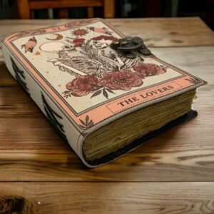Blank Spell Book of Shadows Vintage Leather Journal