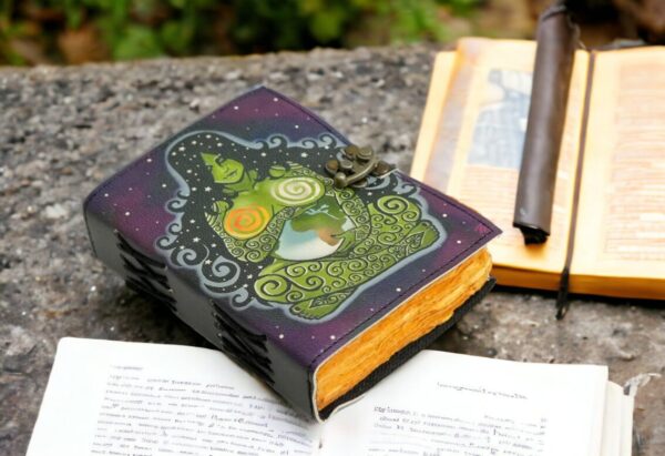 Blank Spell Book Of Shadows Journal With Lock - Image 8
