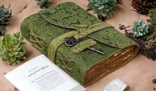 Leather Journal  Antique Handmade Deckle Edge - Image 7