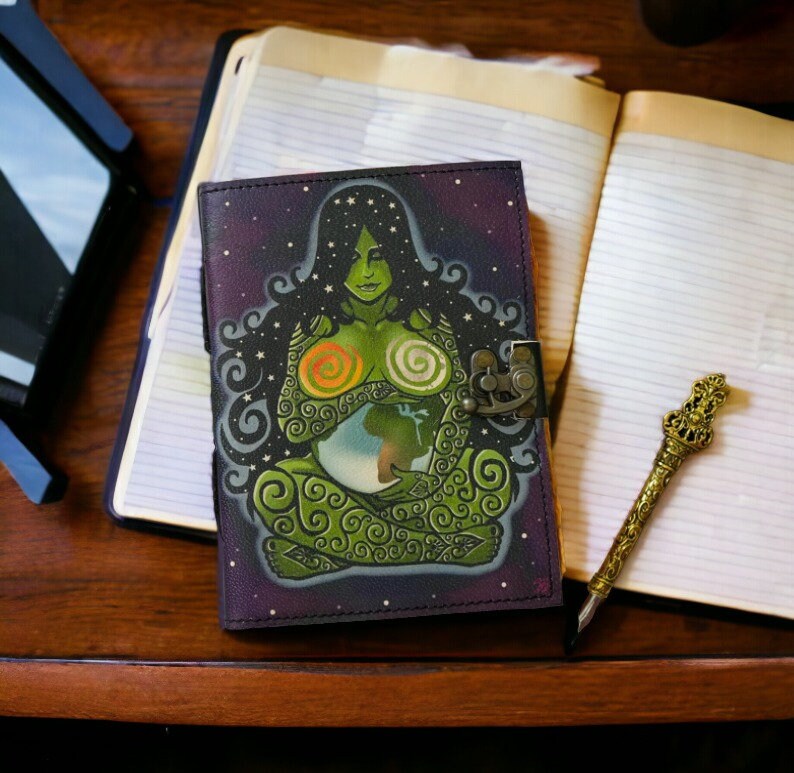 Blank Spell Book Of Shadows Journal With Lock