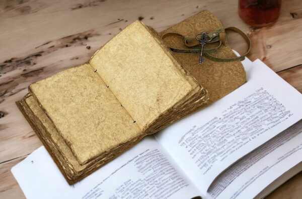 Leather Journal  Antique Handmade Deckle Edge - Image 4