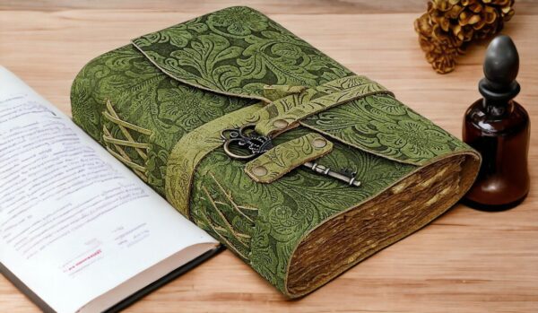 Leather Journal  Antique Handmade Deckle Edge - Image 2