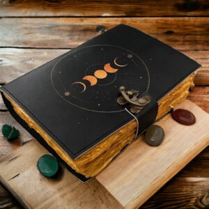 Grimoire Moon Phases Spell Book Of Shadows Journal