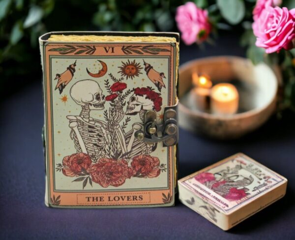 Blank Spell Book of Shadows Vintage Leather Journal - Image 5